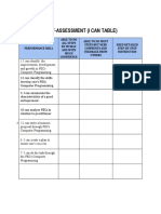 Session 4 Self-Assessment (I Can Table)
