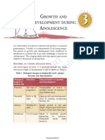 Growth and Development during the Sensitive Stage of Adolescence