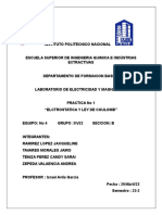 Pactica 1 Electrostatica y Ley de Coulomb PDF