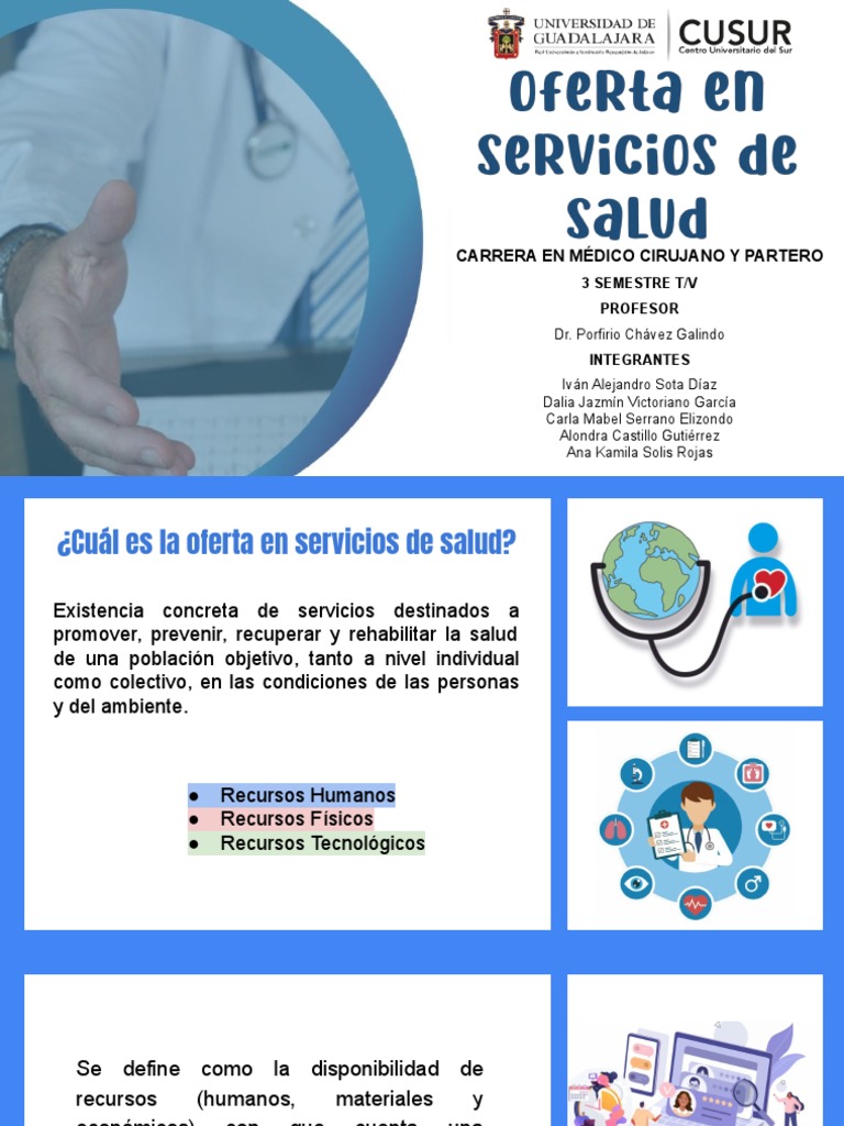 Oferta y demanda en servicios de salud | PDF | Gestión de recursos ...