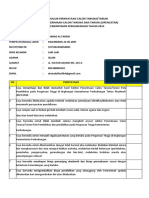 Formulir Pernyataan Calon Taruna/Taruni Seleksi Penerimaan Calon Taruna Dan Taruni (Sipencatar) Kementerian Perhubungan Tahun 2023