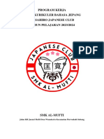Program Kerja Ekstrakurikuler Bahasa Jepang Masahiro Japanese Club 2023/2024