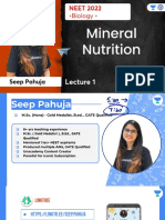 Mineral Nutrition L1 PDF