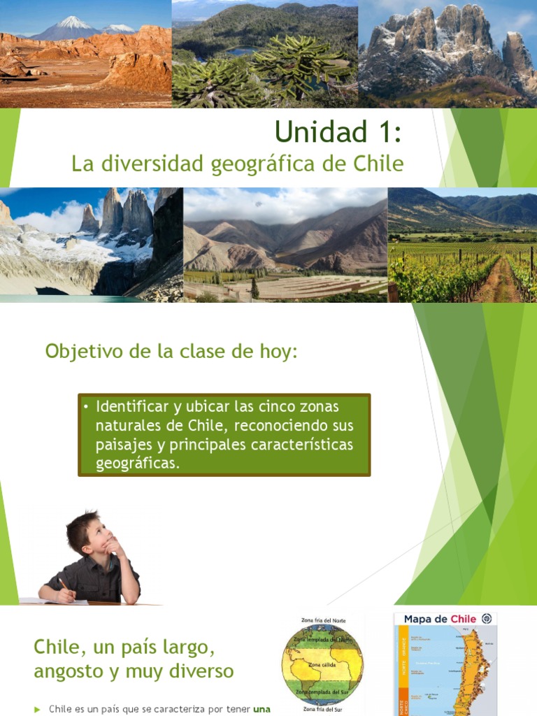 Zonas Naturales de Chile: Diversidad Geográfica | PDF | Chile | Clima