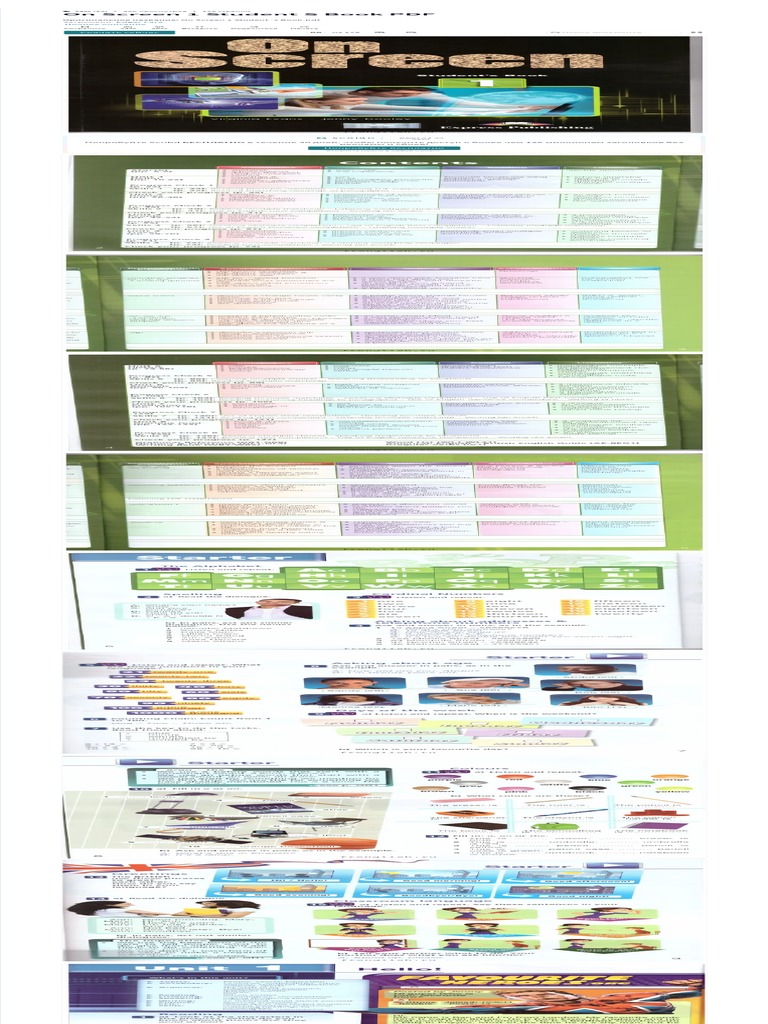 On Screen 1 Student S Book PDF | PDF
