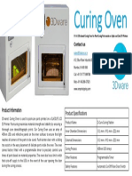 Uv Curing Oven For 3d Printers