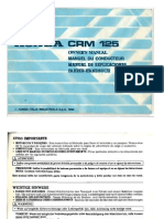 Manual de Usuario CRM125 Baja Calidad