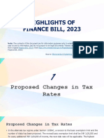 Finance Bill 2023 Highlights