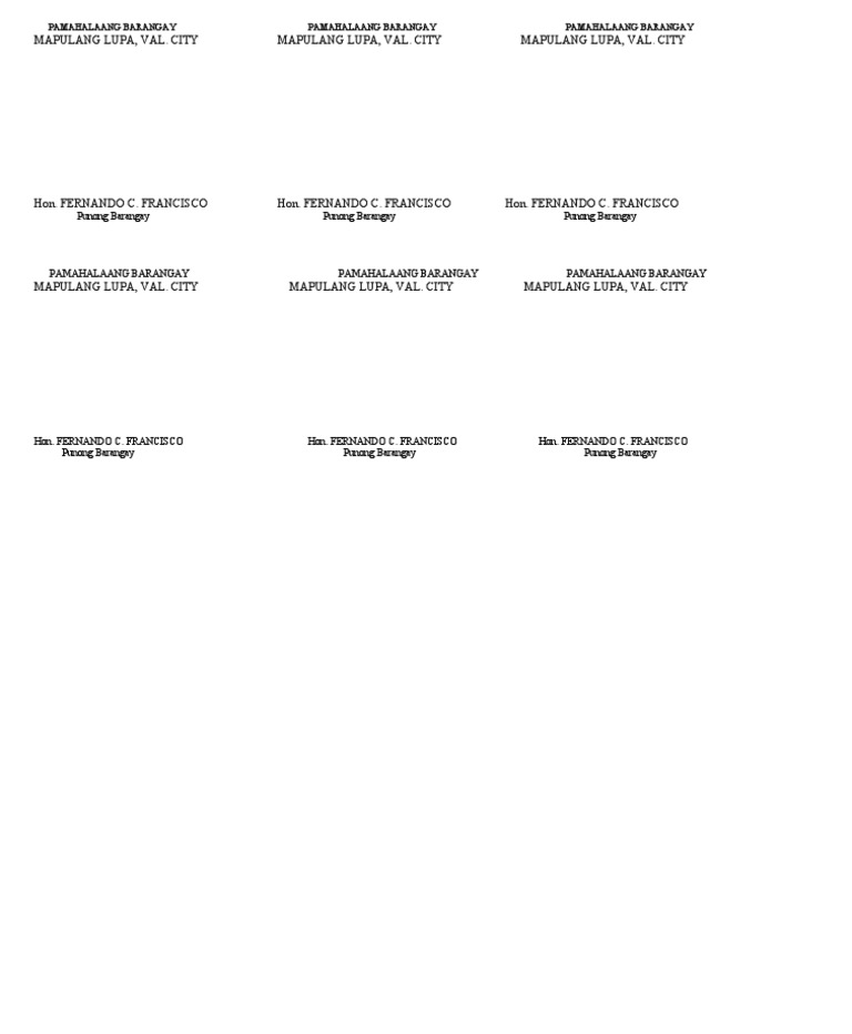 Comelec Form | PDF