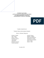 Interest Rate Risk: An Evaluation of Duration Matching As A Risk-Minimizing Strategy For Property/Casualty Insurers