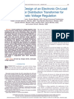 Analysis and Design of An Electronic On-Load Tap Changer Distribution Transformer For Automatic Voltage Regulation