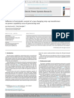 Influence of Automatic Control of A Tap Changing