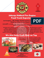 Joburgs Hottest Fire Engine Food Truck Experience