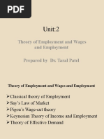 Unit -2 Theory of Employment and Wages and Employment 