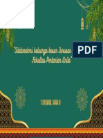 Green Minimalist Ramadan Banner (30 × 20 CM)