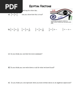 Egyptian Fractions