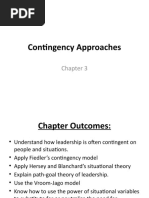 Chapter 3 Contingency Approaches