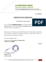 Siddhesh Certificate of Completion PDF
