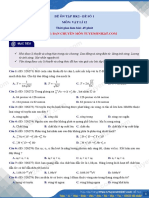 Đề ôn tập HK2 - Môn Vật Lí 12 - Đề số 1 PDF
