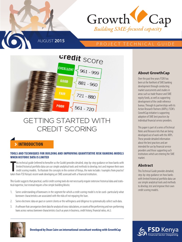 16 11 09 Guide Book Credit Scoring Toolkit Download Free Pdf Risk