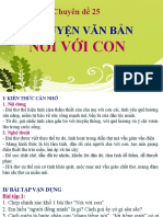 25 Ôn luyện Nói với con