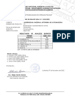 Informe de Ensayo - AQ22-1013-01 PROXIMAL - Muestra - UNIVERSIDAD YURIMAGUAS