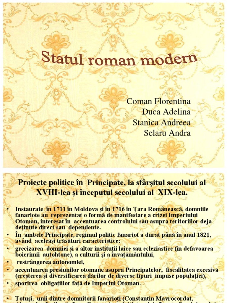 Statul Roman Modern | PDF