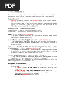 NCM - 110 Nursing Informatics Modules PDF
