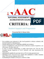 Naac - Criteria 05 - Student Support and Progression
