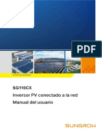 Manual SG110CX Sungrow PDF
