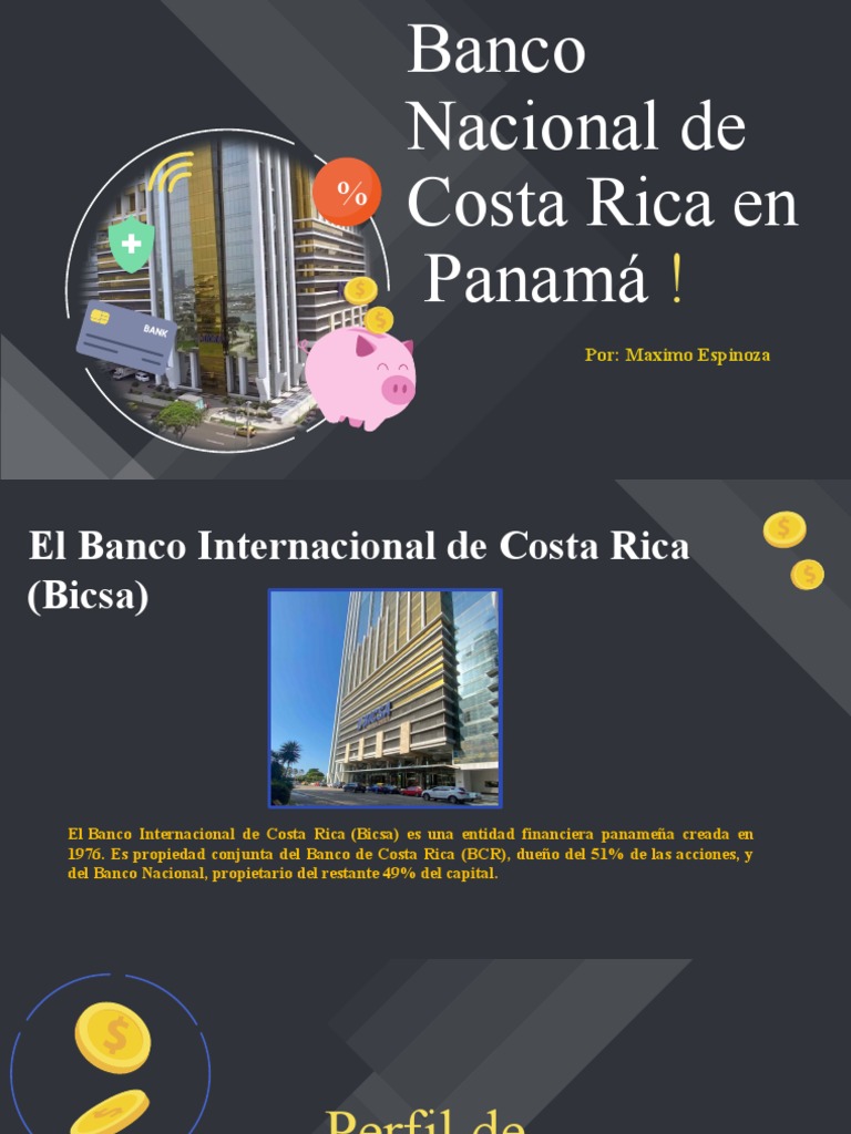 Banco Nacional de Costa Rica PDF Bancos Panamá