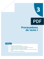 Unidad 3 - Procesadores de Texto I