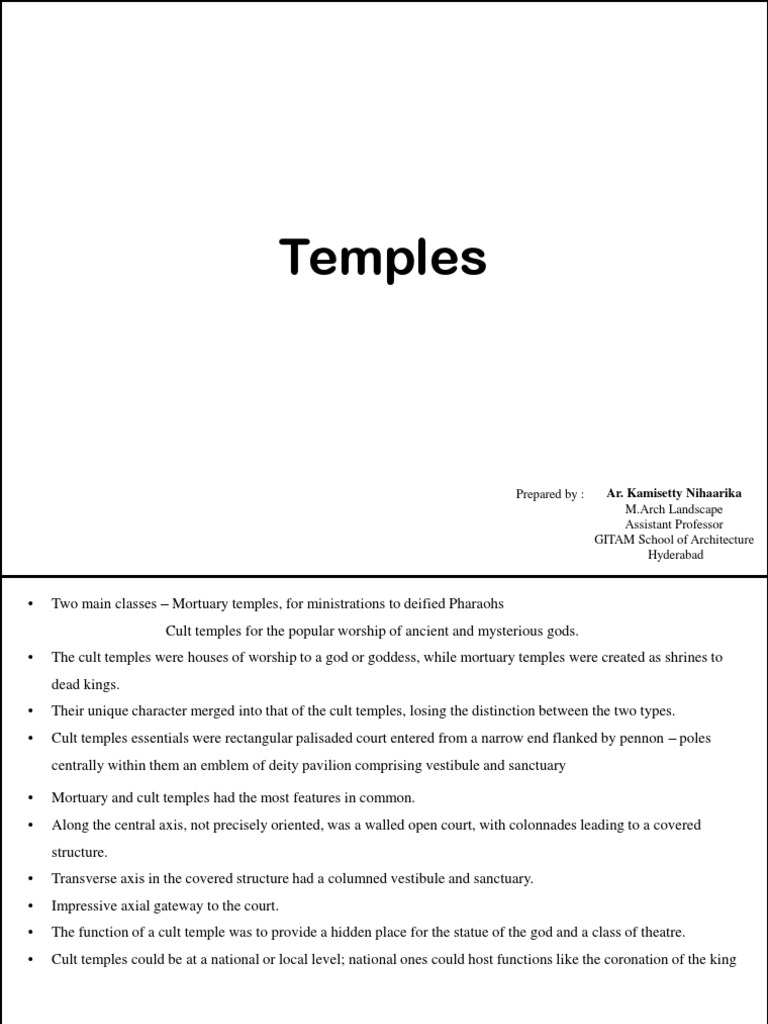 Temples | PDF | Architectural Design | Architecture