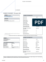 Payment Statement Details