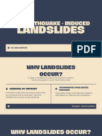Earthquake - Induced Landslides and Tsunamis