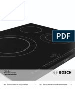 Placa Inducción Bosch Manual