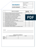  Busduct Installation Checklist 