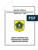 Cover RPJM Desa