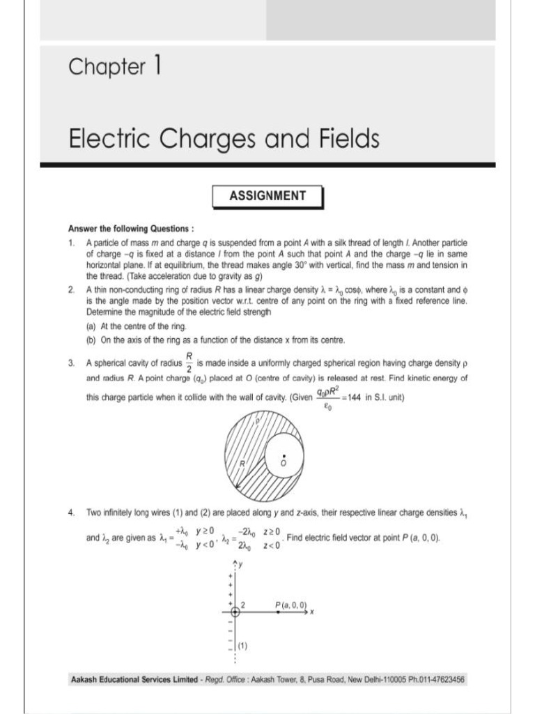 Electric Fields and Charges | PDF