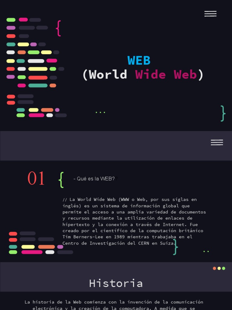 Historia y Funcionamiento de la Web | PDF