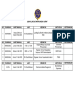 Jadwal Ruangan Mei Update 2023