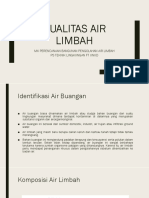 Karakteristik Air Limbah