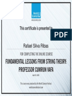 PC Fundamental Lessons From String Theory Fundamental Lessons of String Theory Cumrun Vafa World Science U