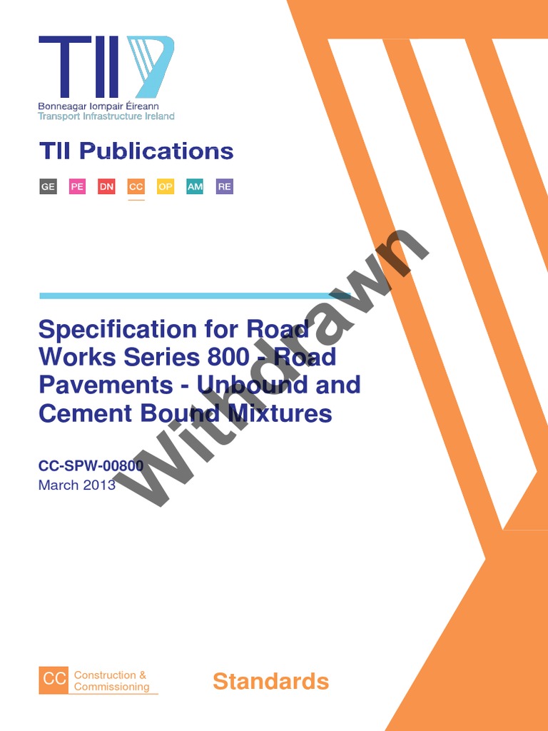 CC SPW 00800 04 | PDF | Construction Aggregate | Road Surface