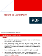 Medidas de localização MAT