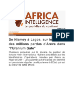 Africa Intelligence 27 Avril 2023