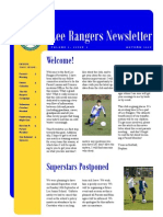 Lee Rangers Newsletter (Volume 1 Issue 1)