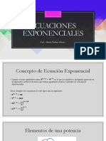 Ecuaciones exponenciales: Resolución y ejemplos