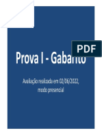 Gabarito Prova 1 Neuro PDF