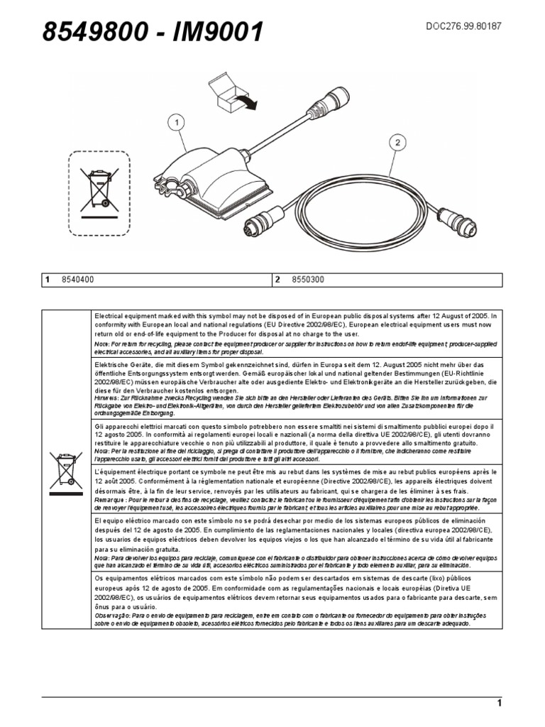 Hach IM9001 Interface Module | PDF